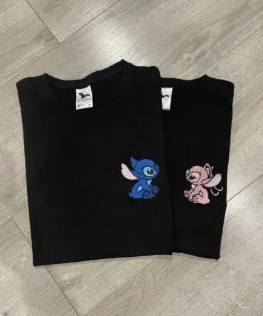 Koszulki/bluzy z haftem Stitch/Angel2